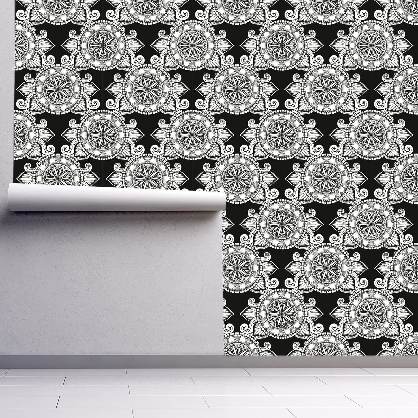 Black: Formality, sophistication, and security, Custom Wallpaper Design