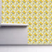 Hellow Yellow! Yellow Daffodils and white flowers on light green background wallpaper, Custom Wallpaper Design