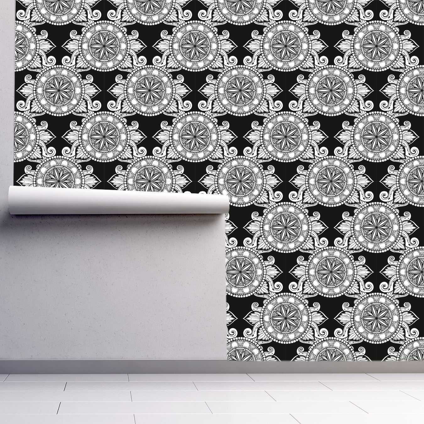 Black: Formality, sophistication, and security, Custom Wallpaper Design