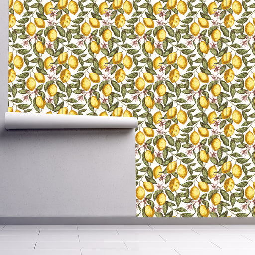 Lazy Lemon, Custom Wallpaper Design							