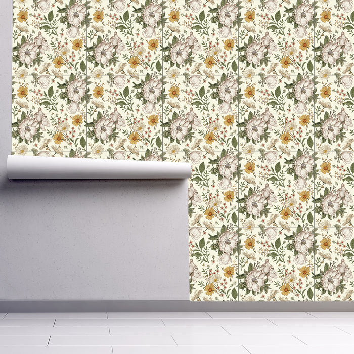 Petal Paradise, Custom Wallpaper Design