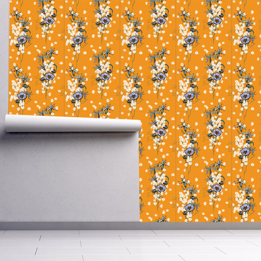 Sunny Meadows Melody, Custom Wallpaper Design
