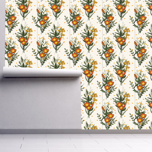 Bouquet of Delight	, Custom Wallpaper Design
