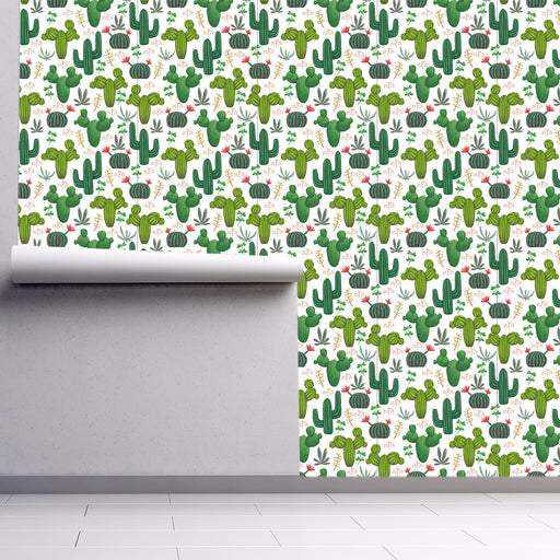 Prickly Paradise, Custom Wallpaper Design
