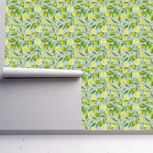 Luscious Limes, Custom Wallpaper Design