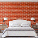 Red Brick mural, Custom Wallpaper Design