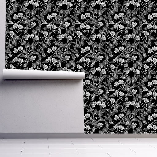 Radiant Blooms, Custom Wallpaper Design