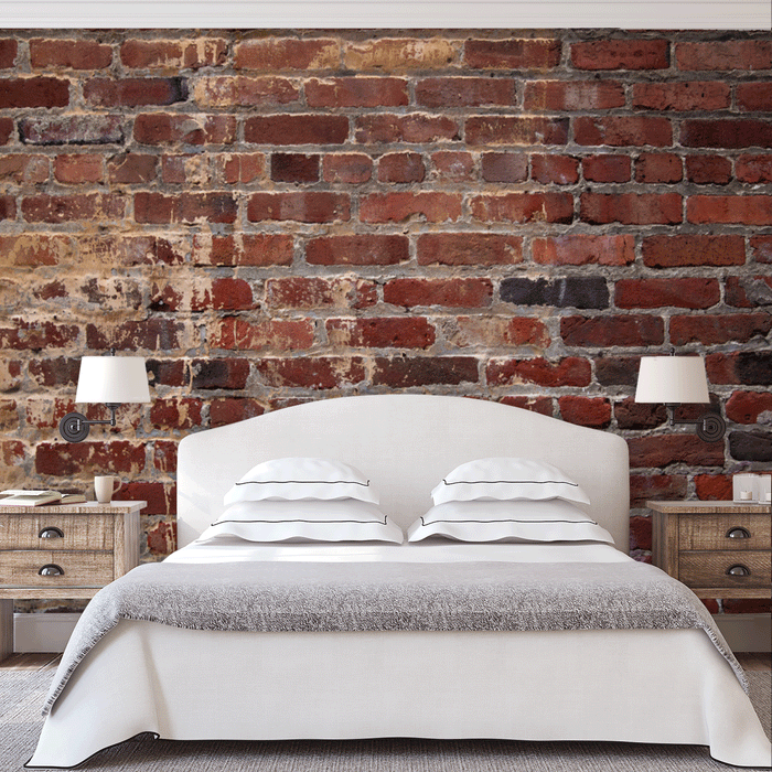 Dark Brick mural, Custom Wallpaper Design